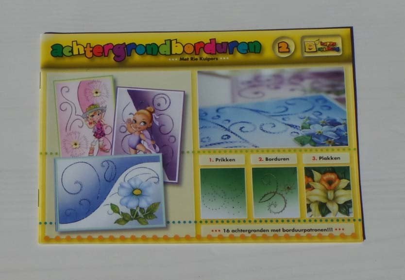Boekje van Rie Kuipers: " Achtergrondborduren 2 ", Ophalen of Verzenden, Zo goed als nieuw, Overige thema's, Overige typen