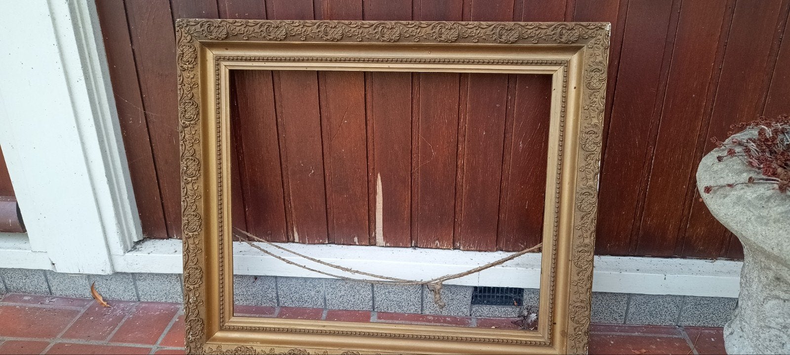 Antieke Gouden Schilderijlijst - Binnenmaat 47x58 cm, Huis en Inrichting, Woonaccessoires | Lijsten, Ophalen, Gebruikt, Schilderijlijst