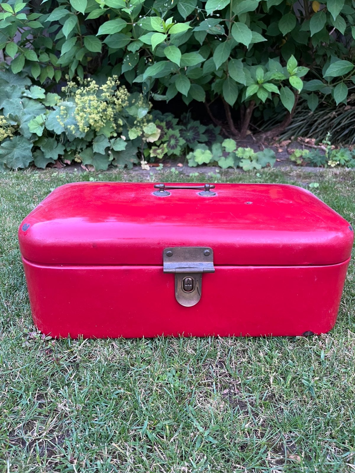 Vintage emaille brooddoos, Antiek en Kunst, Ophalen