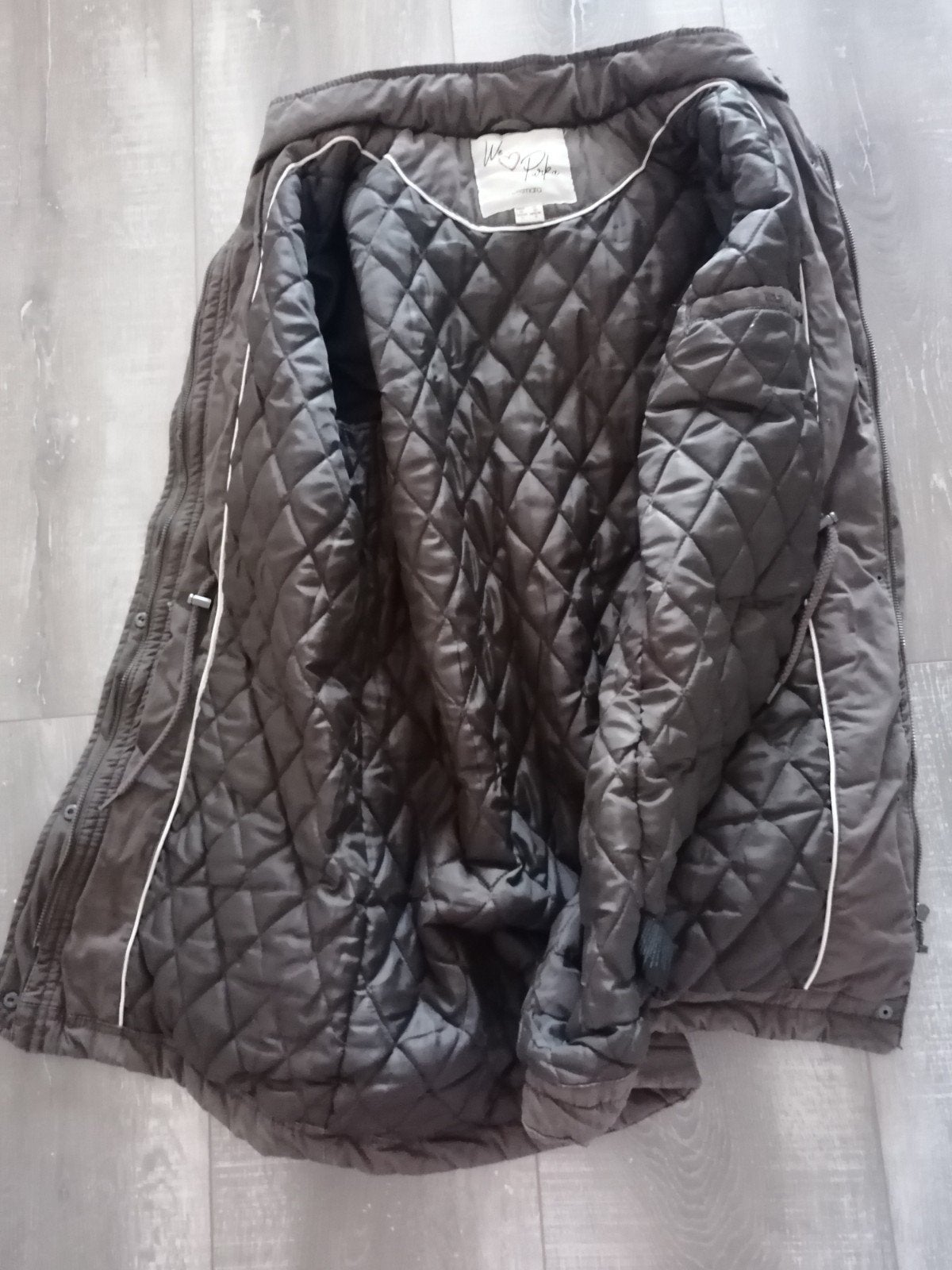 Esmara parka jas maat 42/44 (L) in het grijs/groen, Maat 42/44 (L), Grijs, Gedragen, Esmara