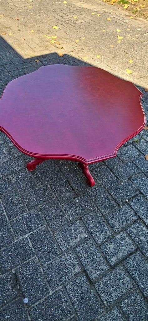 Antieke salontafel, vintage salontafeltje., Huis en Inrichting, Tafels | Salontafels, Gebruikt, 50 tot 100 cm, Overige vormen