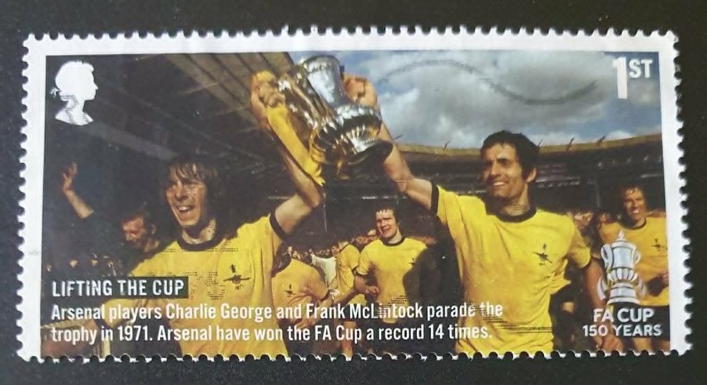 176-26 Engeland / FA Cup 150 Years - Lifting the Cup, Verzenden, Gestempeld