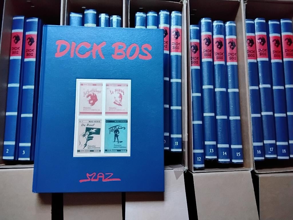 A. Mazure   Dick Bos   integraal compleet, Boeken, Stripboeken, Complete serie of reeks, Ophalen of Verzenden, Zo goed als nieuw