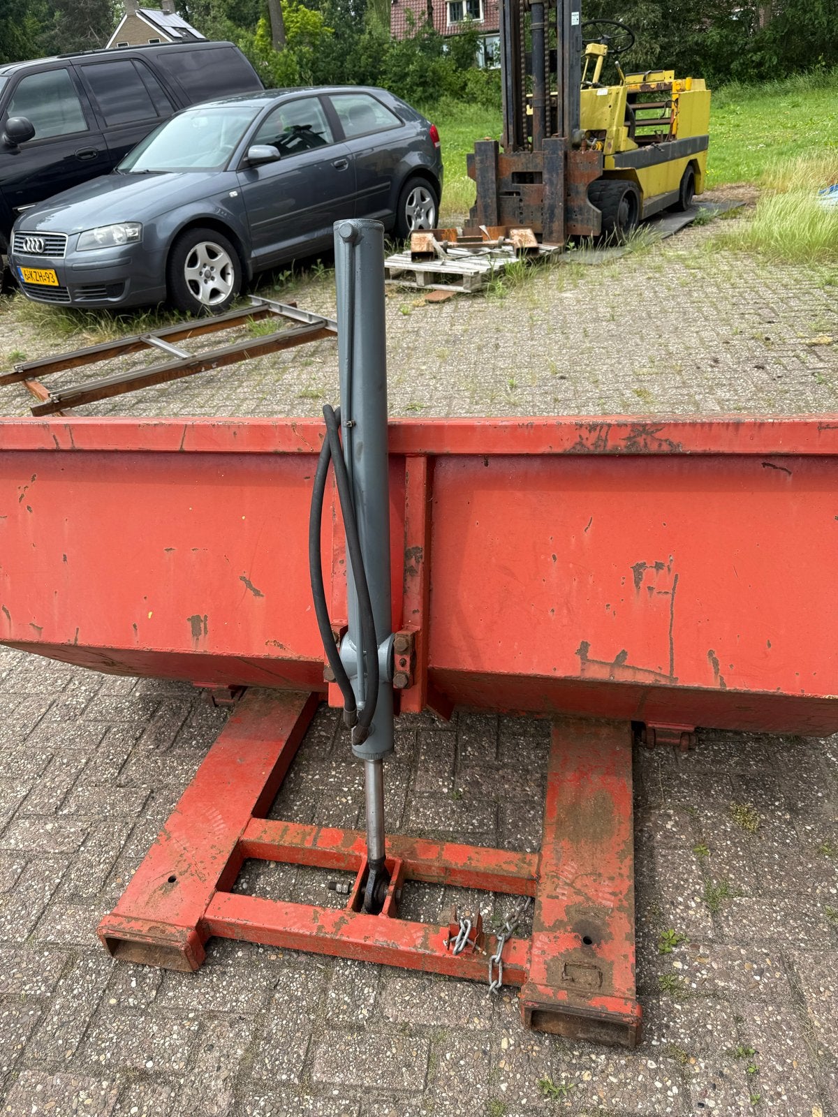 Wifo Heftruck Schepbak - 190cm breed, Hydraulisch kiepend, Ophalen, O, O, O