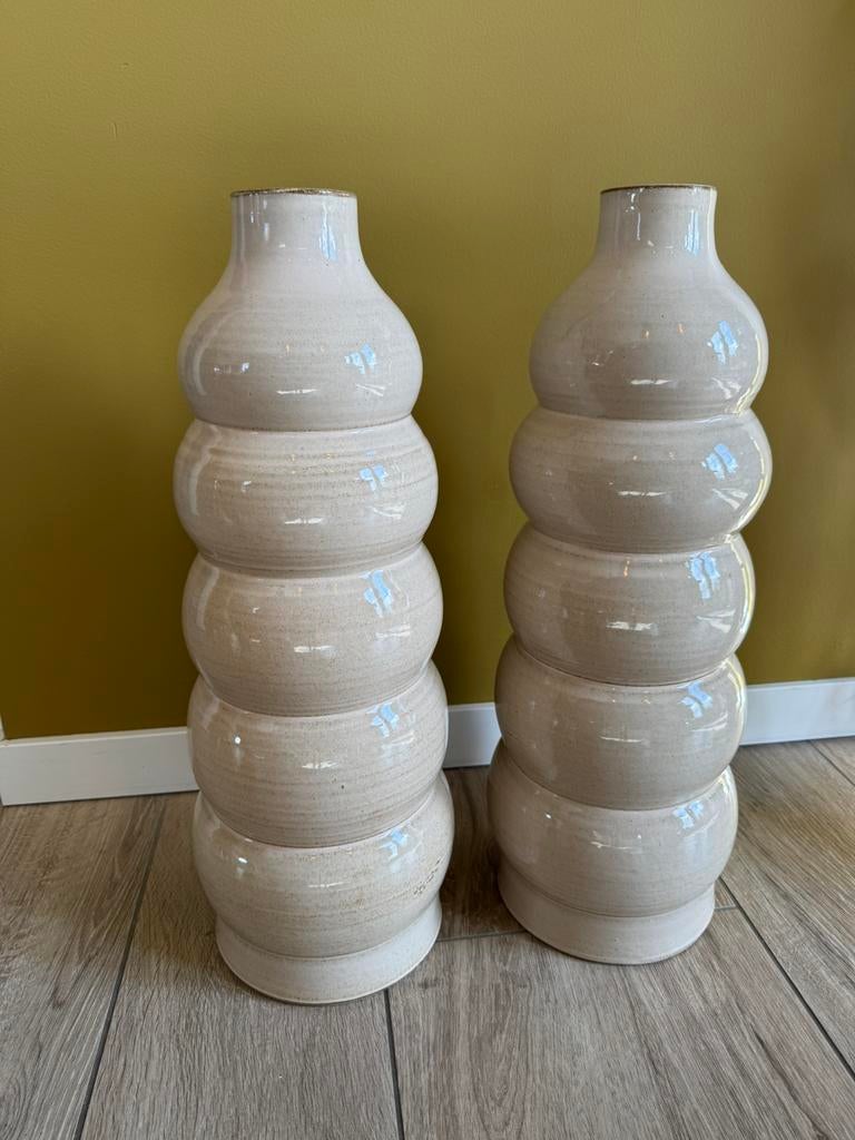 2 prachtige vazen van eurolight living NIEUW!, Ophalen, Zo goed als nieuw, Overige kleuren, Minder dan 50 cm