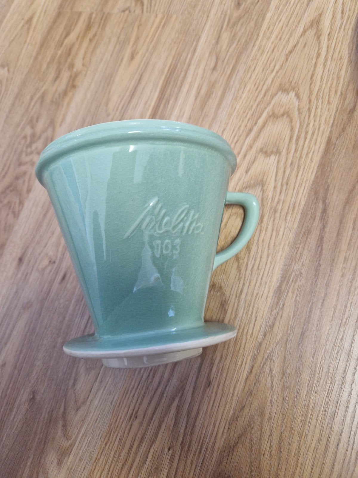 Melitta 103 Porseleinen Koffiefilter - Mintgroen, Ophalen of Verzenden