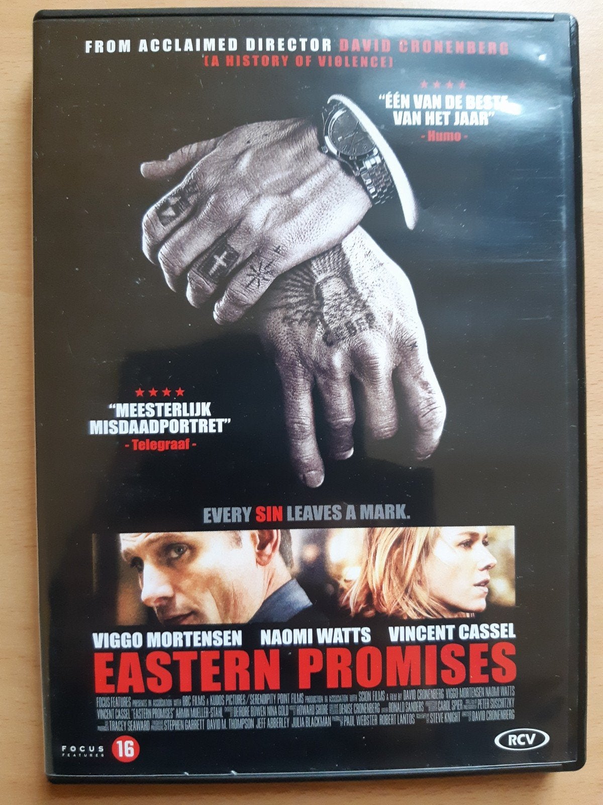 Eastern Promises DVD - Misdaadthriller met Viggo Mortensen, Maffia en Misdaad, Engels, Vanaf 16 jaar, Nederlands