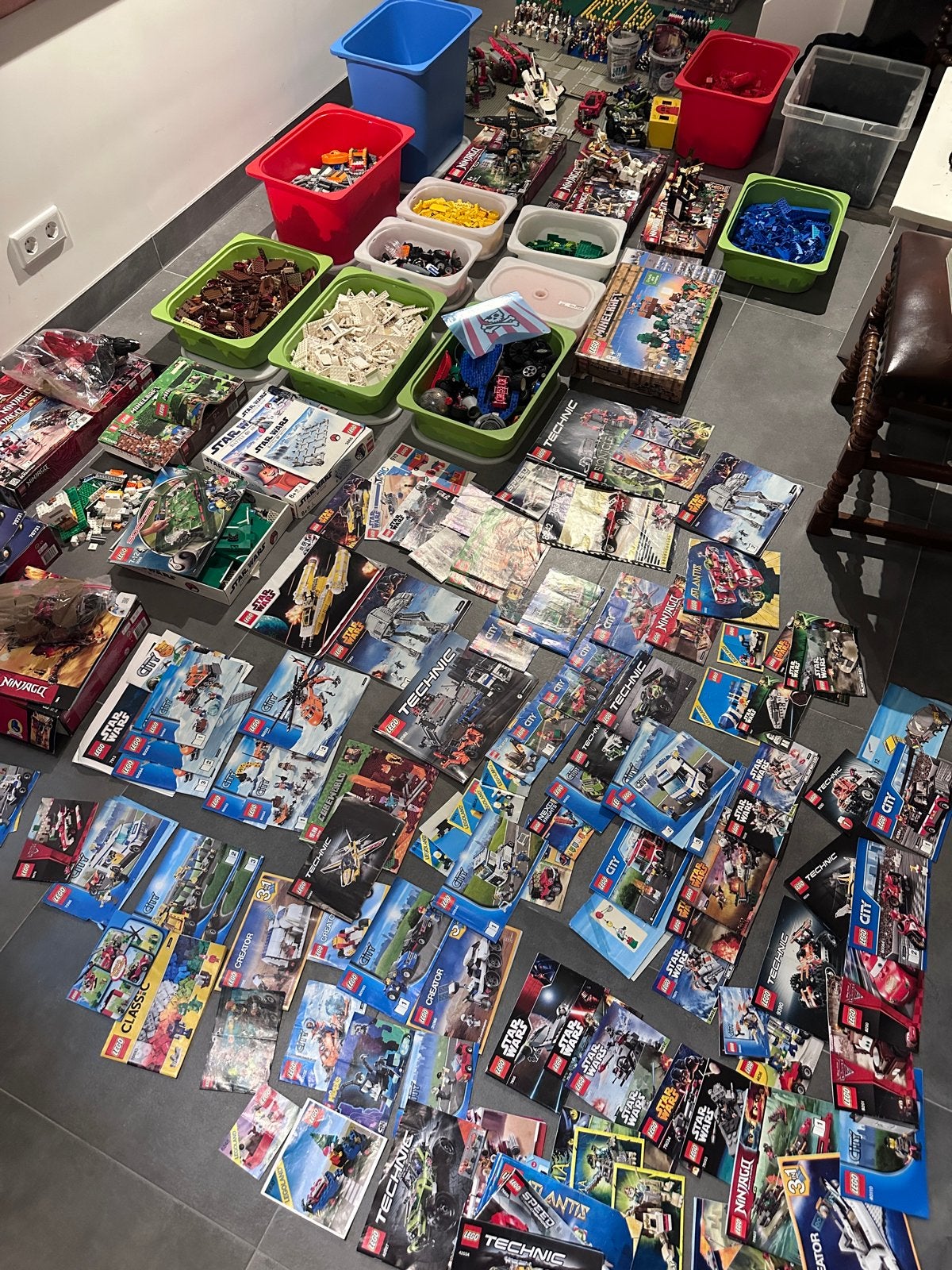 35kg! - Gigantische Lego collectie: Star Wars, Ninjago, etc, Gebruikt, Star Wars, Inclusief extra onderdelen, Lego
