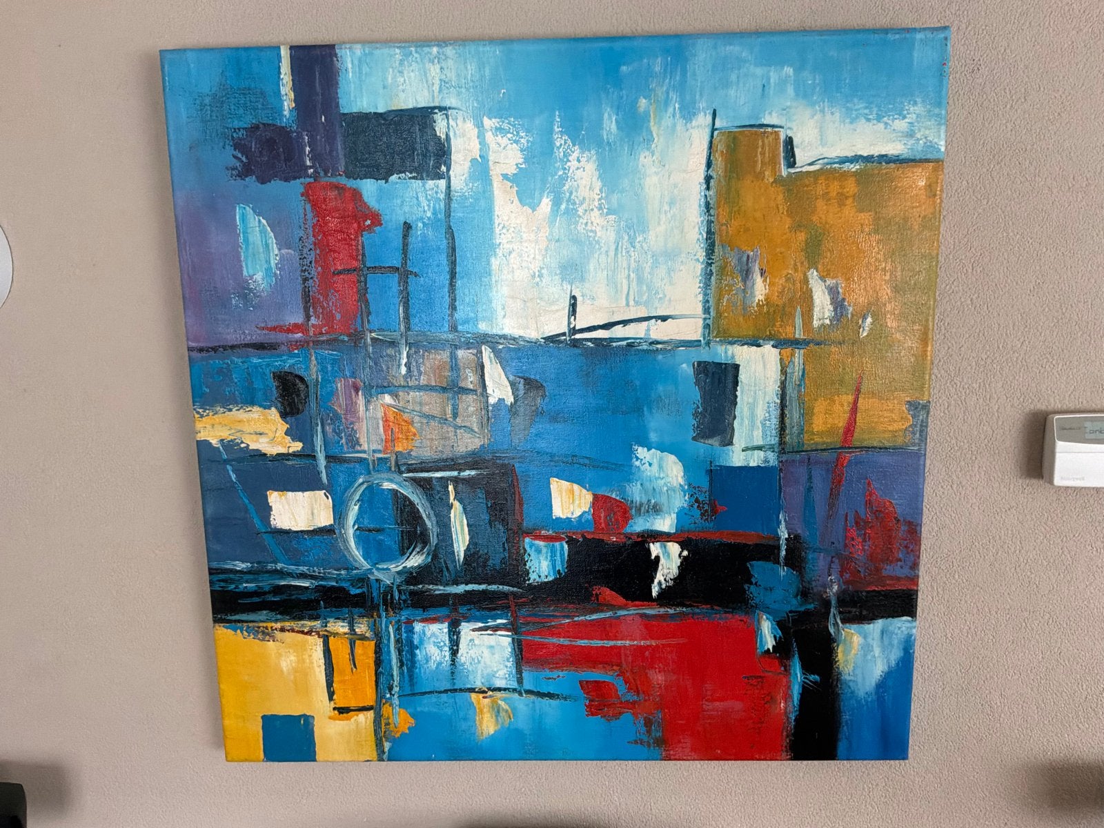 Lin Sheng Yang - Compositie div kl - Olieverf op doek, Ophalen