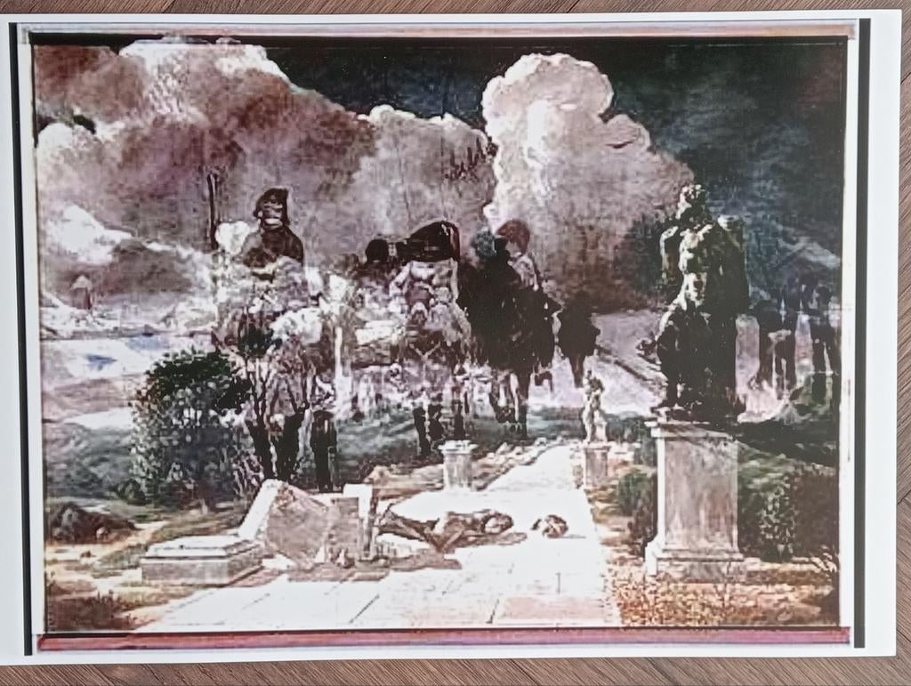 Grafische prent PoPMaN, Antiek en Kunst, Ophalen of Verzenden