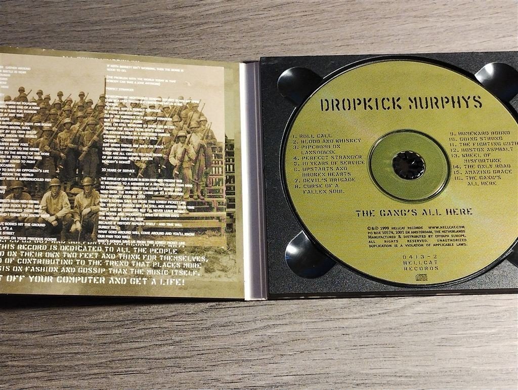 Dropkick Murphys ‎- The Gang\'s All Here, Ophalen of Verzenden, Zo goed als nieuw, Poprock