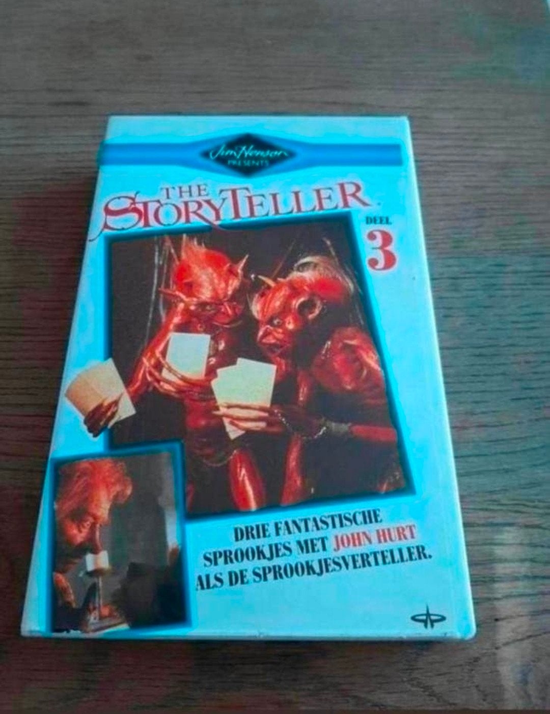 Jim henson The Storyteller deel 3 videoband. John Hurt. CNR, Ophalen of Verzenden, Gebruikt, Poppen of Stop-motion, VHS