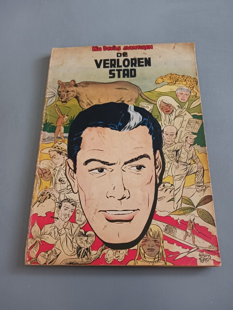 Kim Devil, de Verloren Stad, 1ste druk, goede staat, Boeken, Eén stripboek, Ophalen of Verzenden, Gelezen