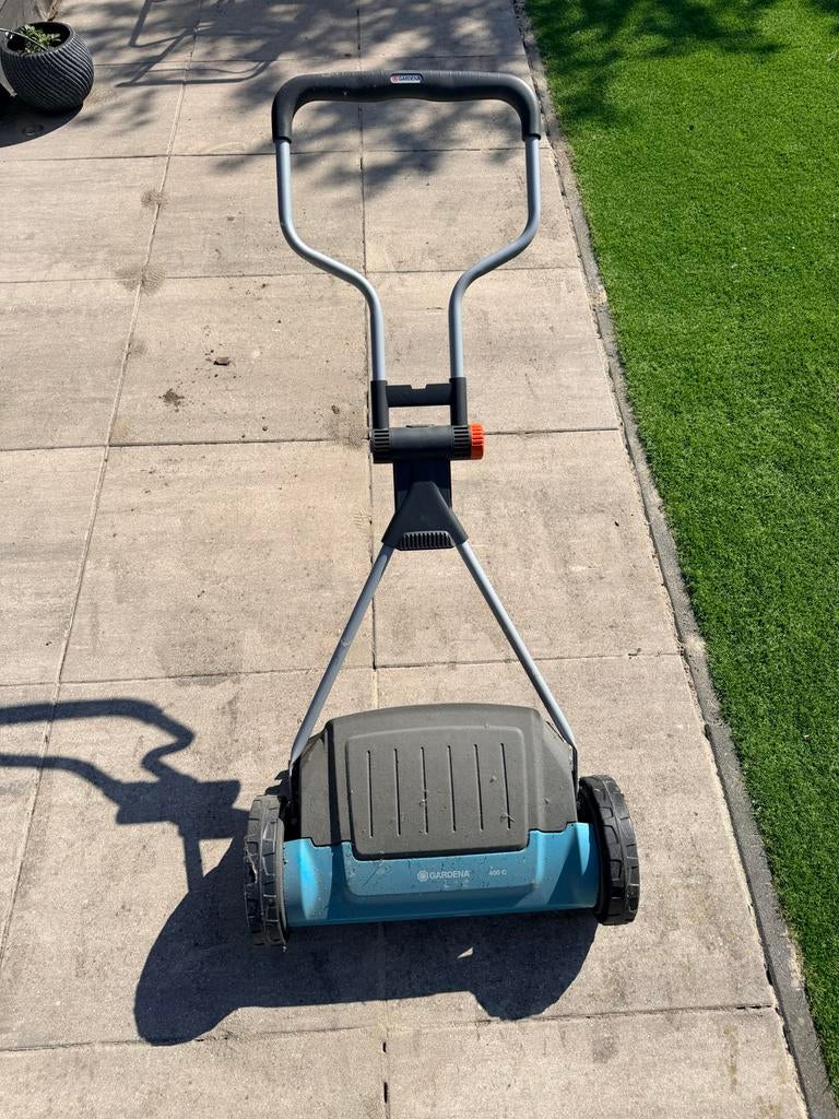 Gardena handgrasmaaier 400 C, Tuin en Terras, Grasmaaiers, Gebruikt, Handgrasmaaier, 30 t/m 39 cm, Kooimesmaaier, Ophalen