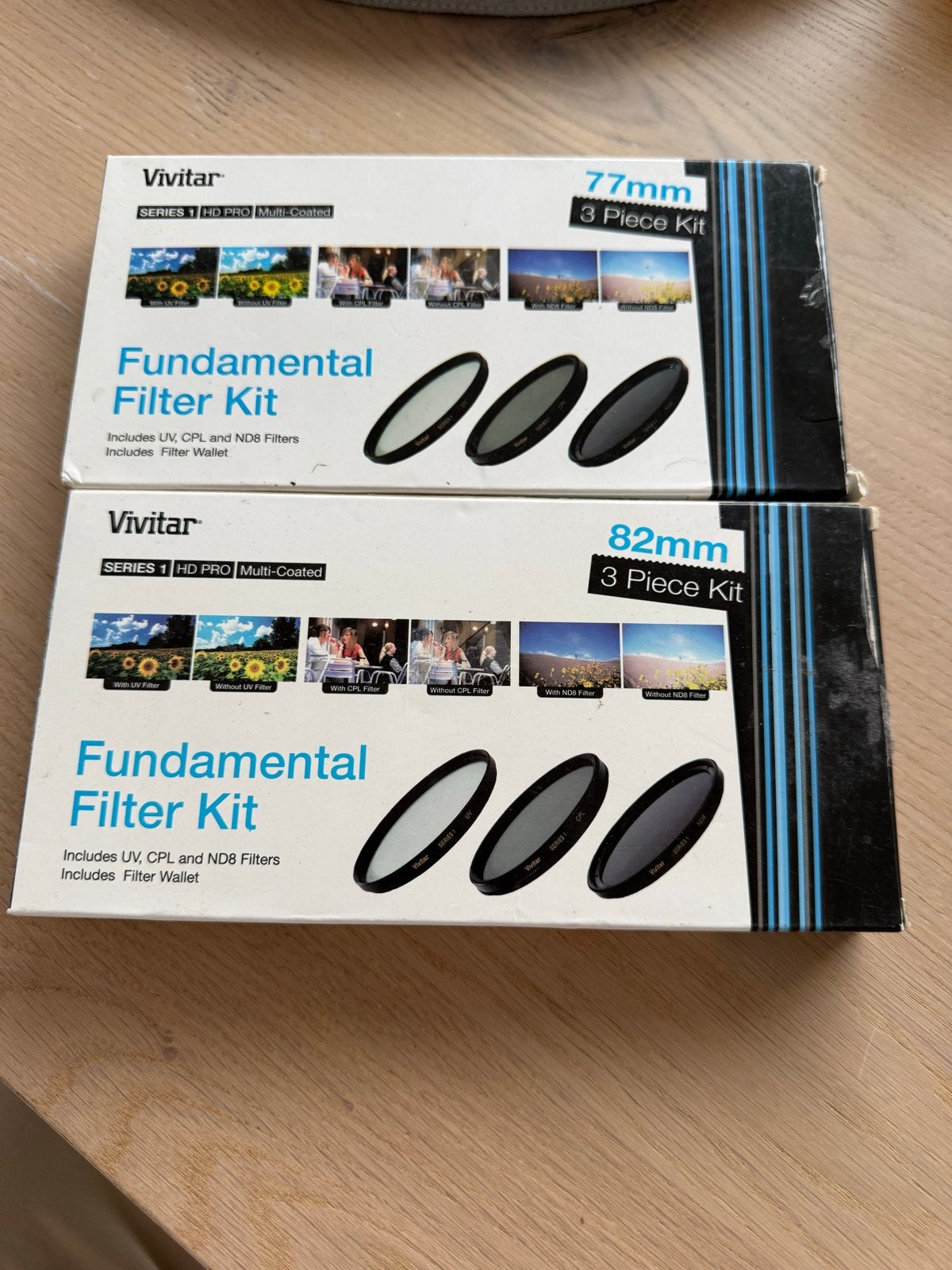 Vivitar Series 1 HD Pro ND Filter Kit (77mm & 82mm), Overige merken, Zo goed als nieuw, 70 tot 80 mm, Multi-coating