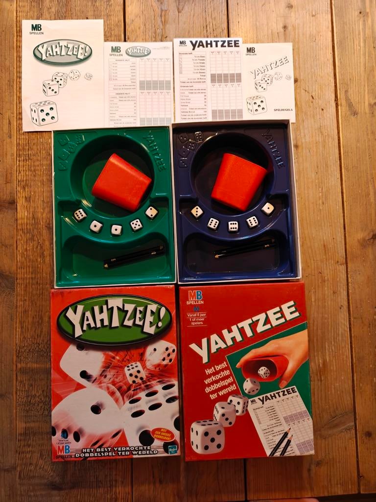 4 X Yahtzee., Ophalen of Verzenden, MB, MB, MB.