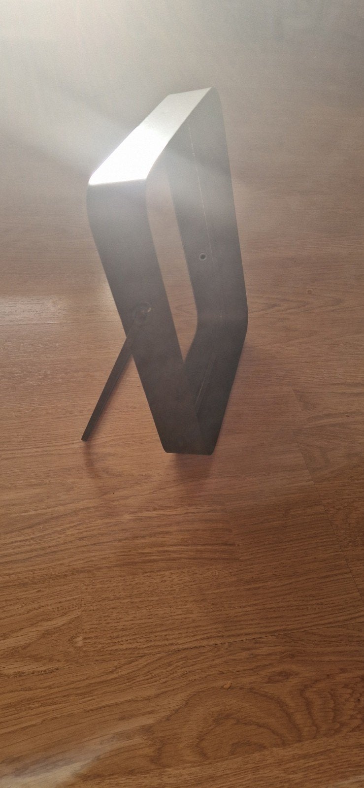 Moderne zwarte make-up spiegel / tafelspiegel (kantelbaar), Minder dan 50 cm, Ophalen of Verzenden, Zo goed als nieuw, Minder dan 100 cm