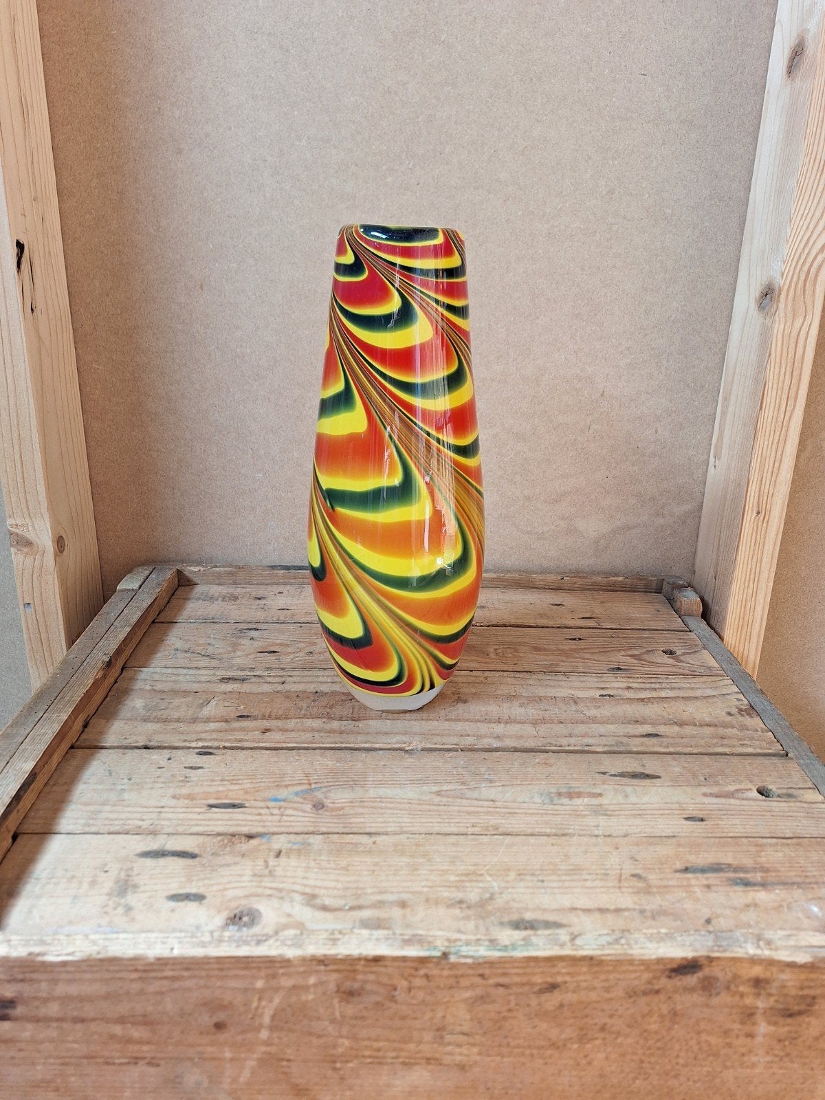 Murano vintage glasvaas, Ophalen, Huis en Inrichting