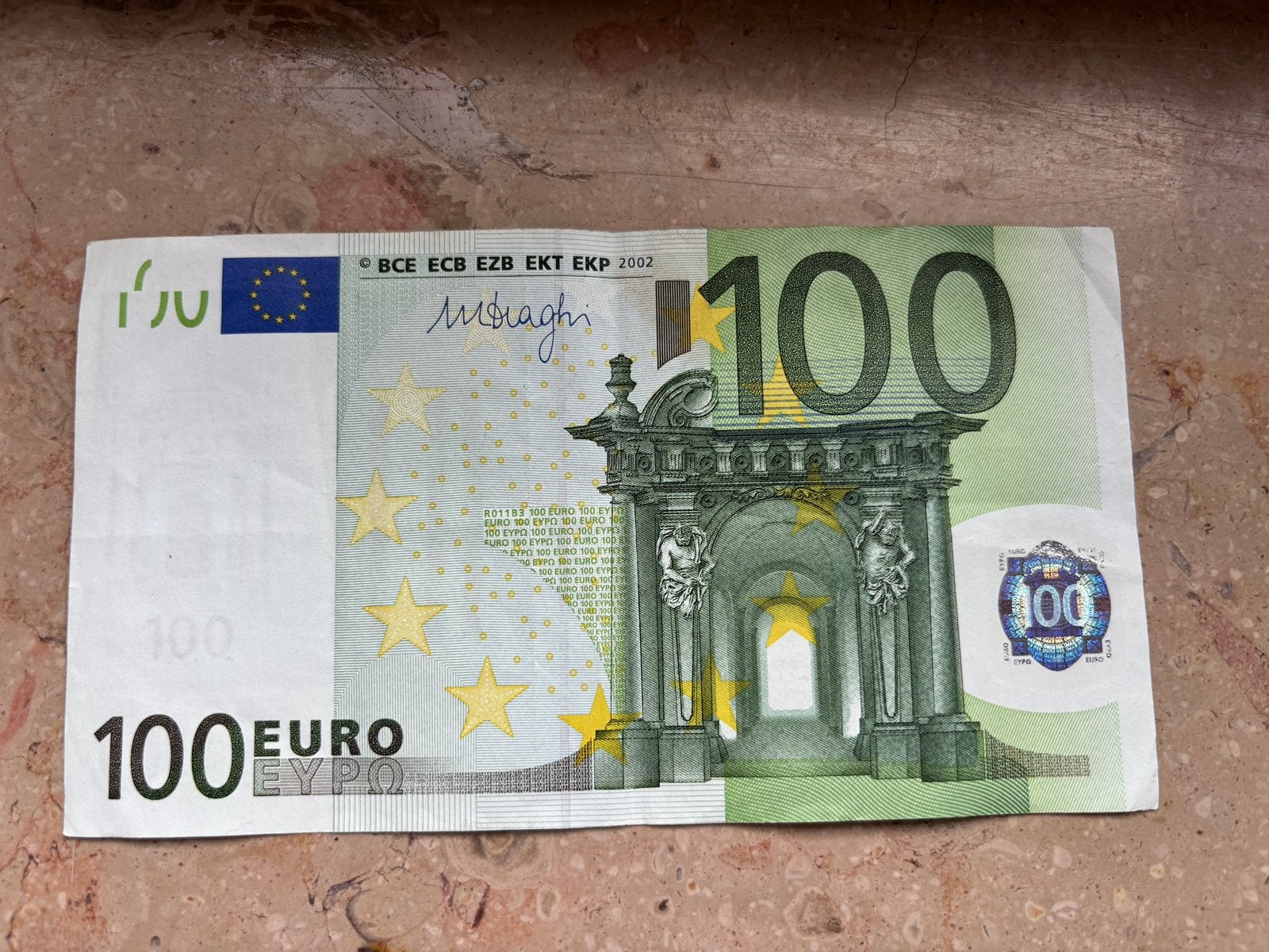 100 eurobiljet - Duitsland, Postzegels en Munten, Bankbiljetten | Europa | Eurobiljetten, Ophalen of Verzenden, Duitsland, 100 euro