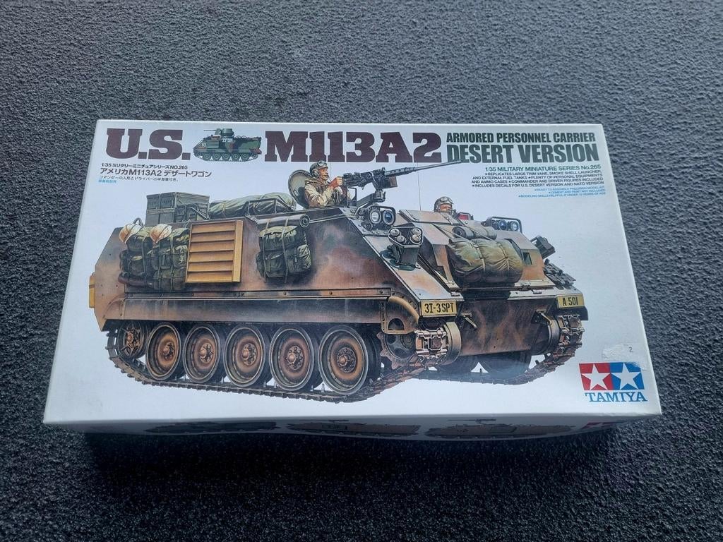 Tamiya. U.S. M113 A2 Desert Version. 1/35., Hobby en Vrije tijd, 1:32 tot 1:50, Overige typen, Nieuw, Ophalen of Verzenden