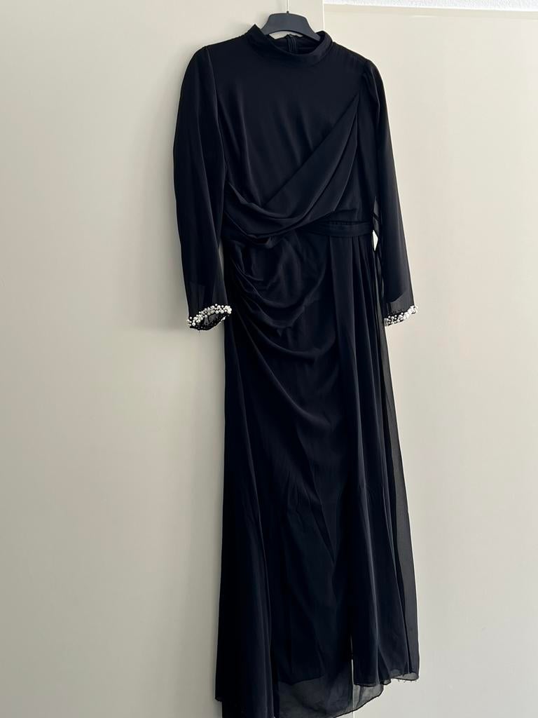 Feestjurk, Kleding | Dames, Galajurk, Zwart, Maat 42/44 (L), Ophalen of Verzenden