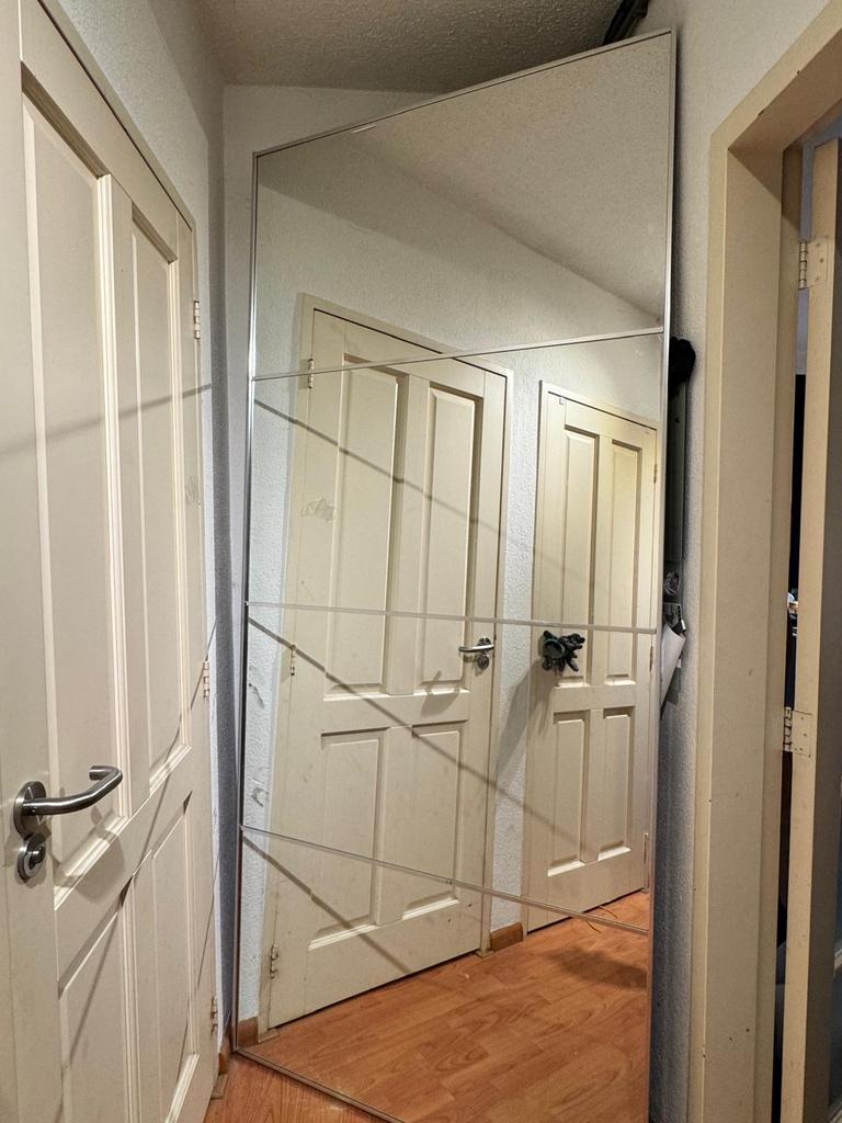 Ikea PAX kastdeuren - Spiegels en Hout, Ophalen, 200 cm of meer, 50 tot 100 cm, Minder dan 25 cm