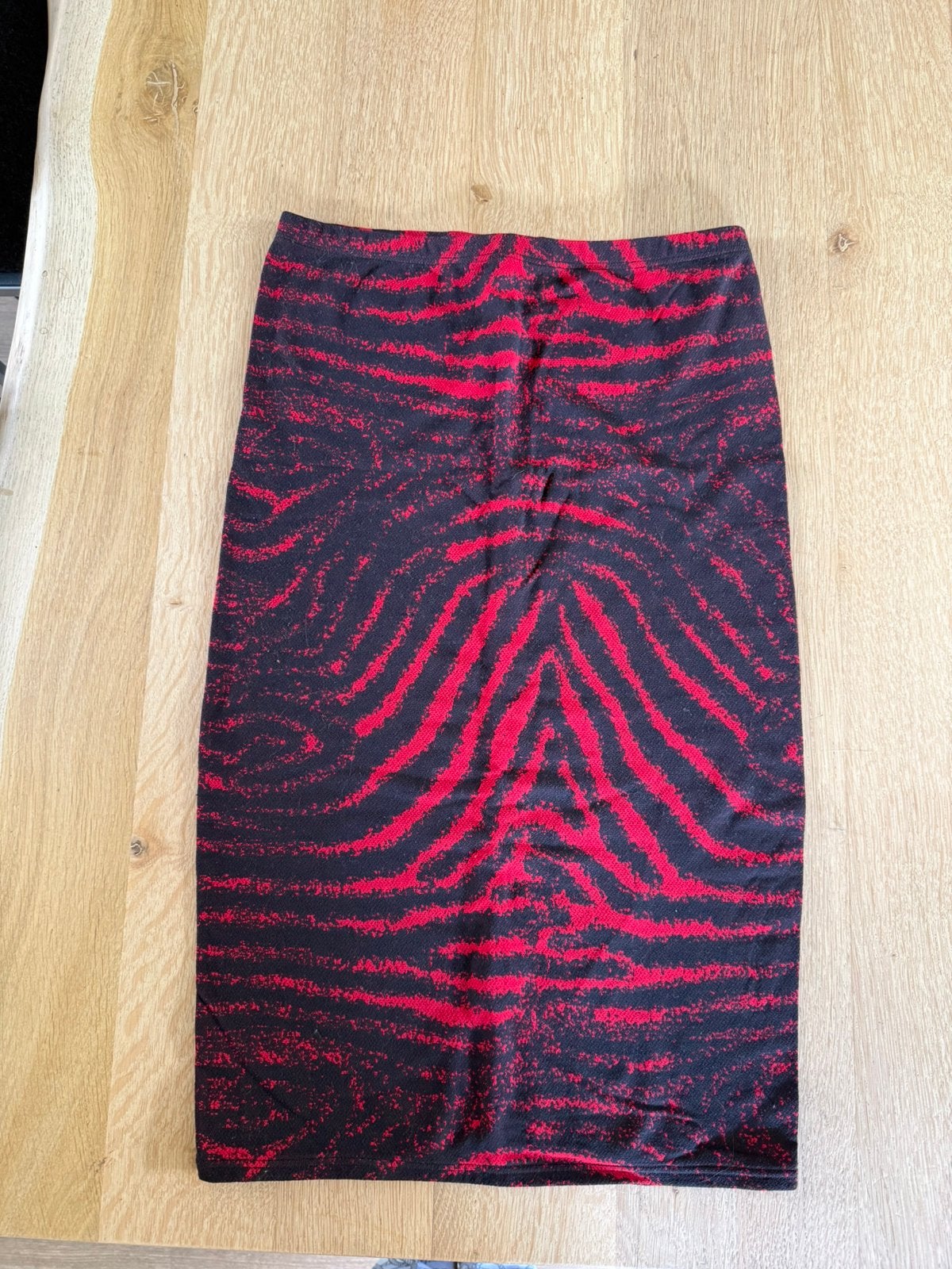Wolford, rood/blauwe zebraprint, mt s, Kleding | Dames, Rokken, Ophalen of Verzenden, Zo goed als nieuw, Knielengte, Maat 36 (S)
