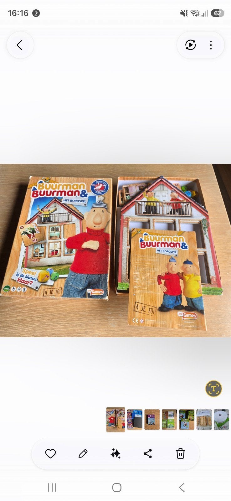 Buurman en buurman spel, Ophalen of Verzenden, Gebruikt