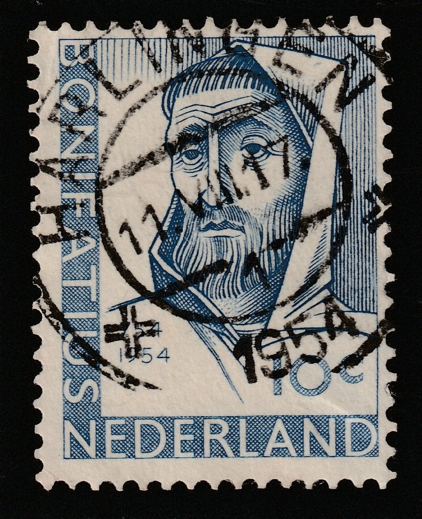 nvph 646 met kortebalkstempel Harlingen 1 (10585), Ophalen of Verzenden, Na 1940, Gestempeld