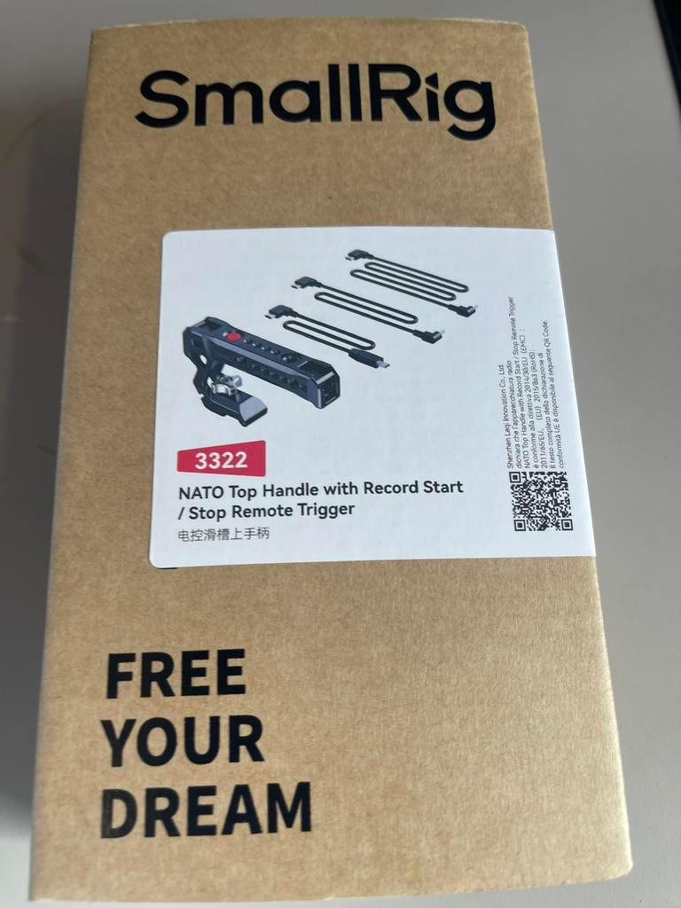 SmallRig 3322 NATO Top Handle with Record Start/Stop Remote, Overige merken, Overige typen, Nieuw, Overige soorten
