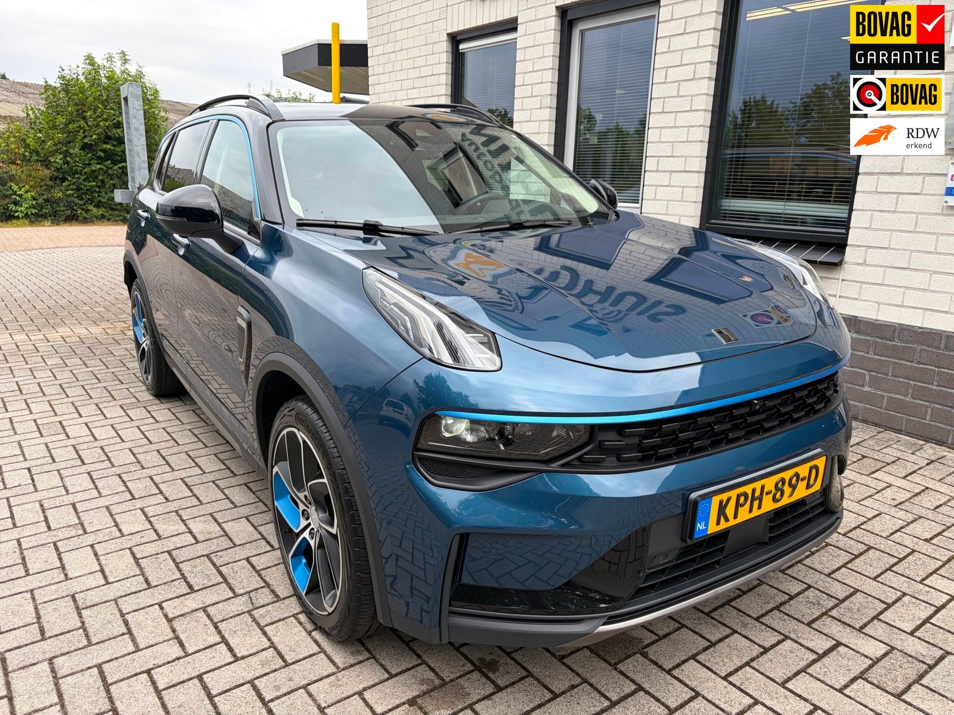 Lynk & Co 01 1.5 / Caplay / Climate Control / Cruise Control, Dealer onderhouden, Stof, Blauw, Plug-in hybride