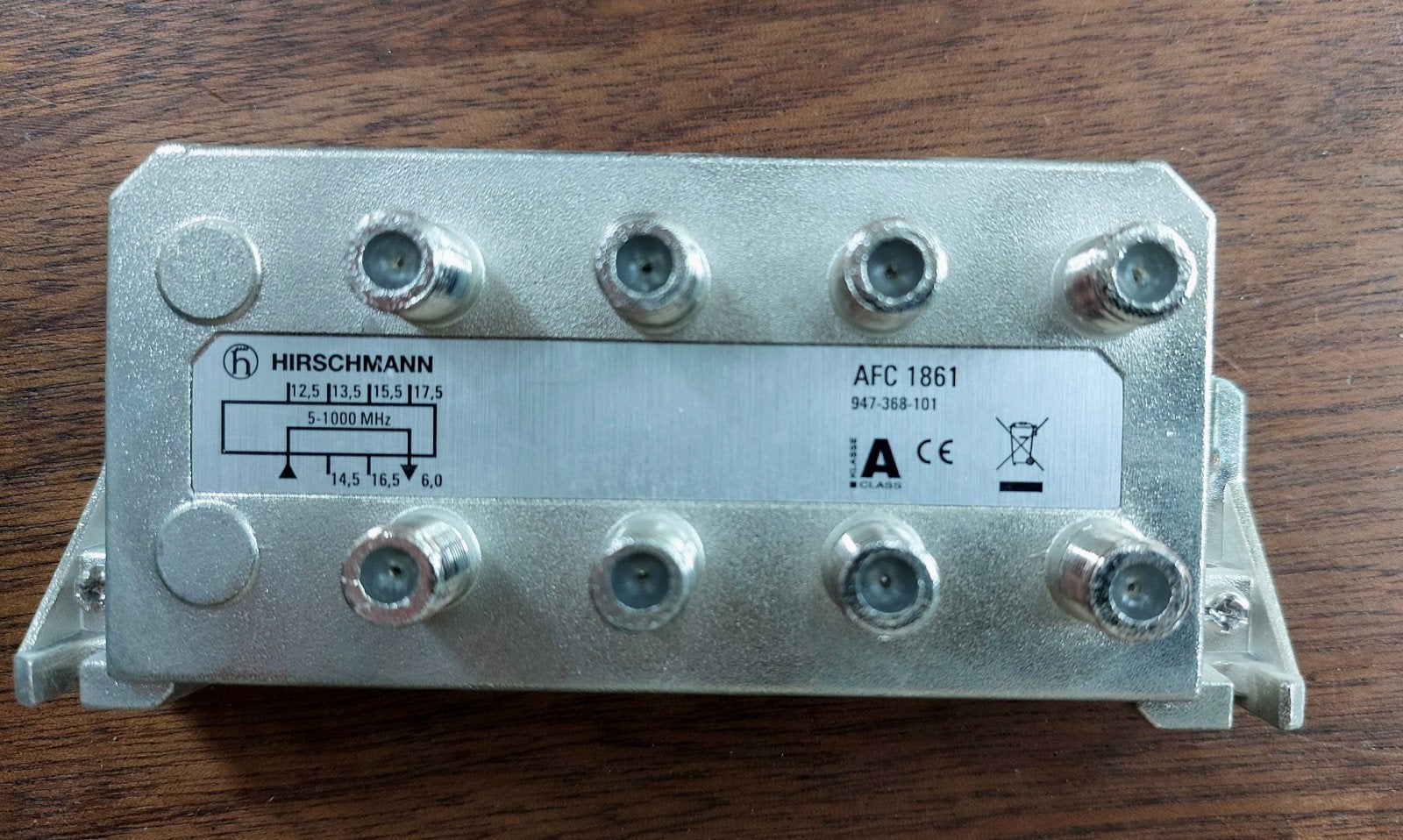 Hirschmann AFC 1861 zesvoudige multitap, Ophalen of Verzenden, Gebruikt, Minder dan 2 meter