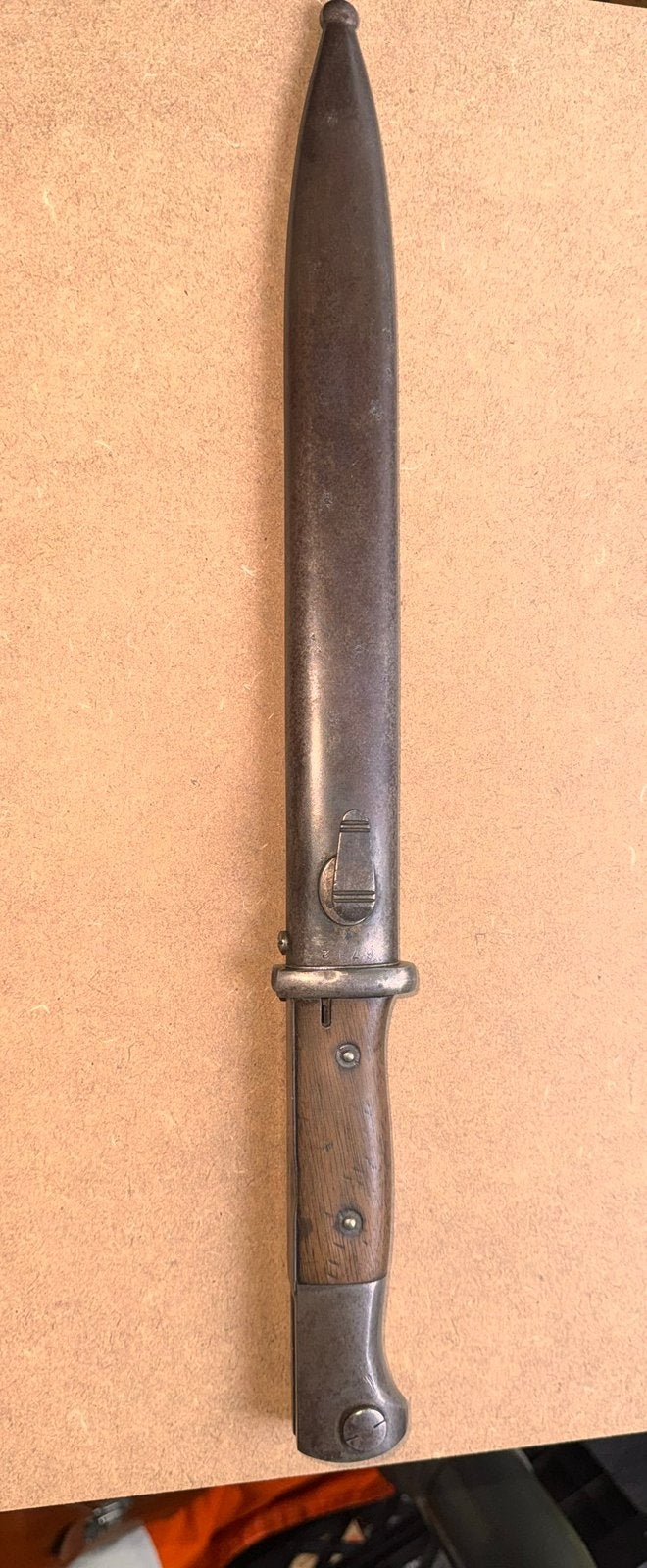 K98 bajonet 1938. Nummergelijk. Foto’s spreken voor zich., Verzenden, Overige soorten, Duitsland, Mes of Dolk