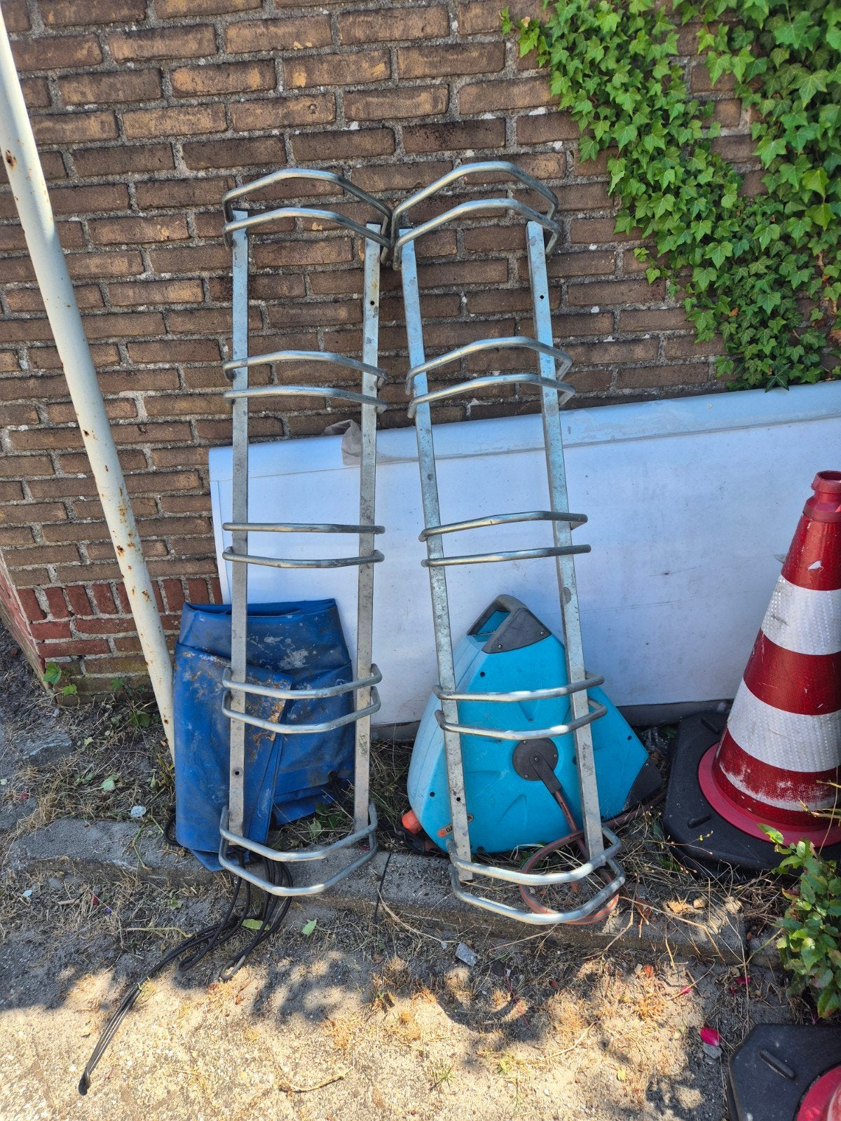 2x fietsen rek, Ophalen