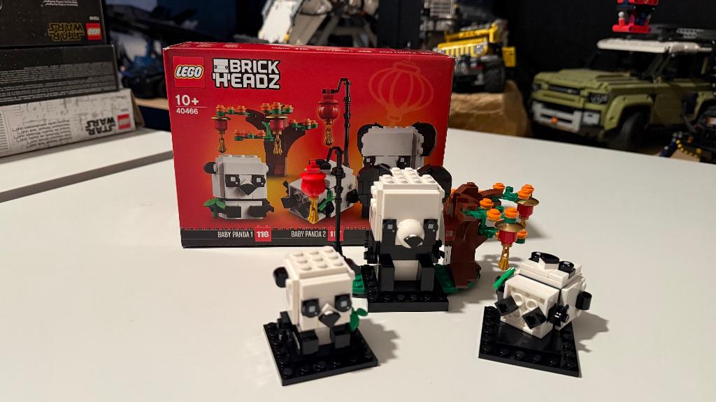 Lego 40466 Panda's BH ZGAN, Kinderen en Baby's, Speelgoed | Duplo en Lego, Ophalen of Verzenden, Zo goed als nieuw, Complete set
