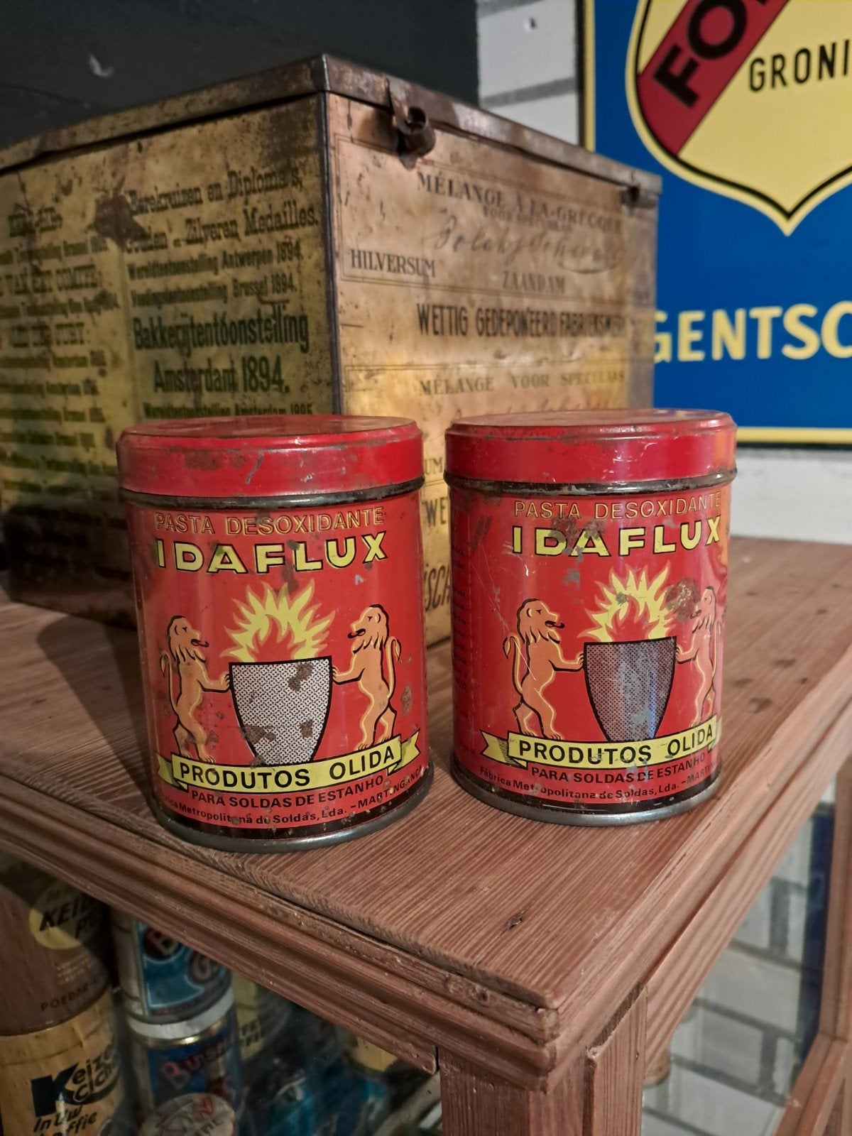 Idaflux blikjes, Verzamelen, Blikken, Ophalen of Verzenden, Overige
