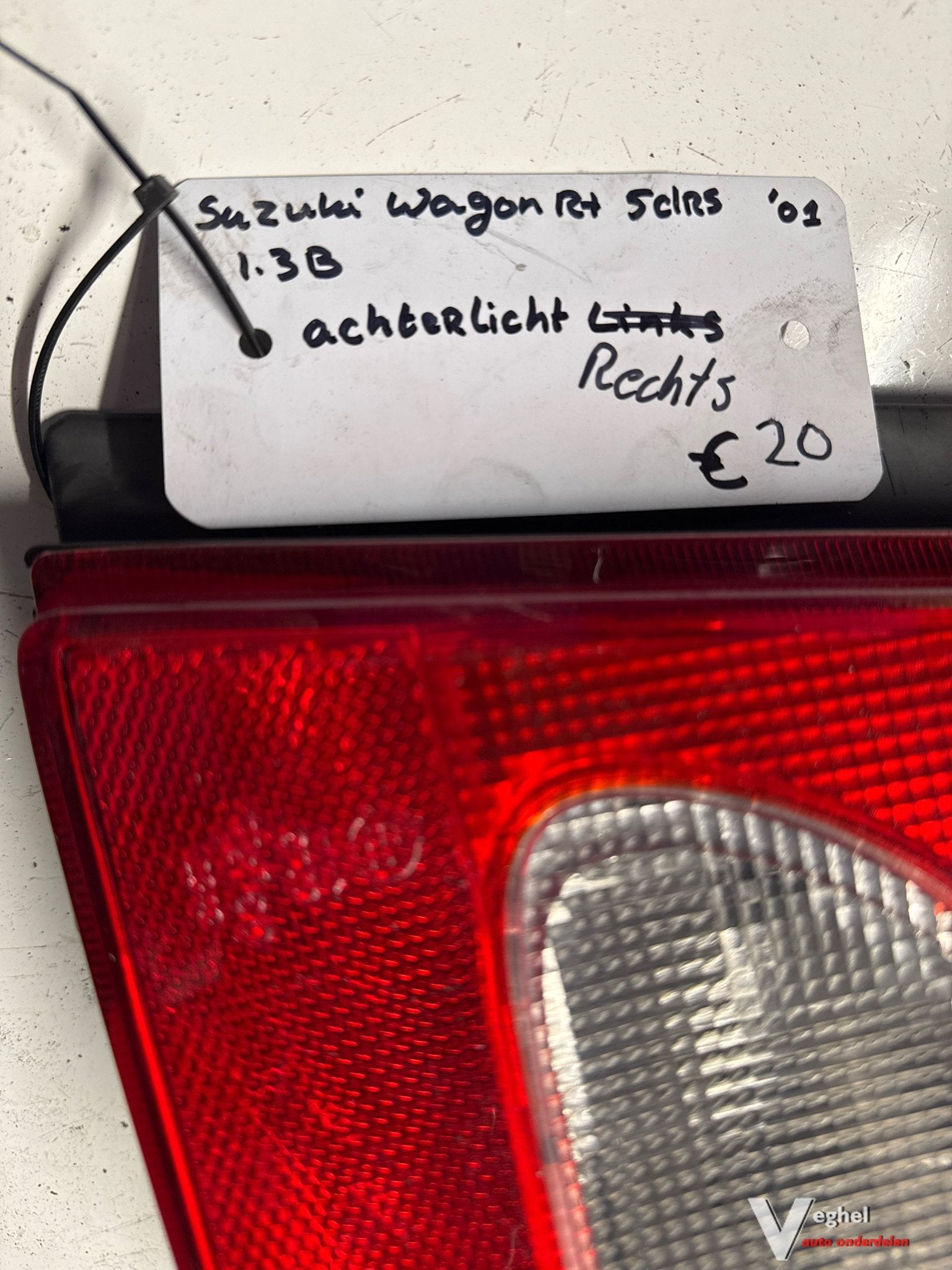 suzuki Wagon R 2002  Achterlicht Rechtsachter, Gebruikt, -, -, Ophalen of Verzenden