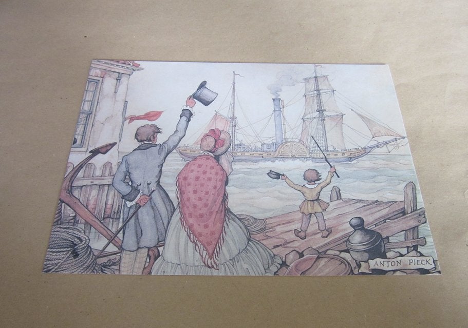 Anton Pieck ansichtkaart 5, Verzamelen, Verzenden, Nieuw, Overige typen