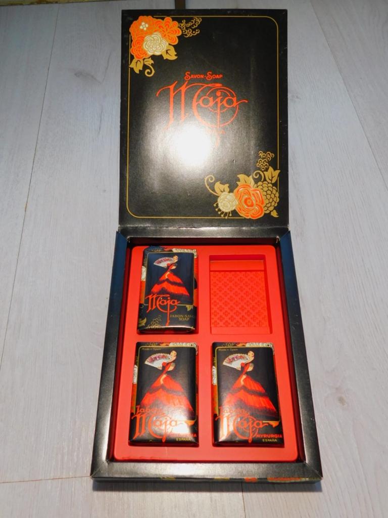 Vintage Maja Myrurgia Zeepset, Ophalen of Verzenden, Zo goed als nieuw, Overige typen, Gevuld