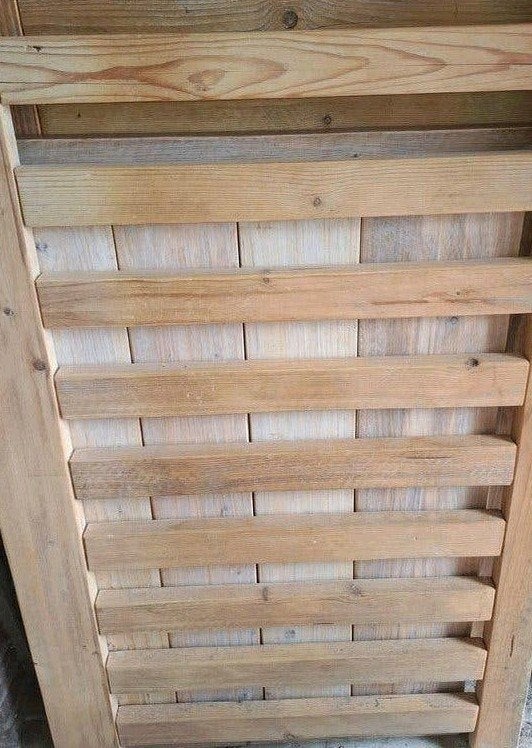 Steigerhout baby/peuter bed., Ophalen of Verzenden, Ledikant