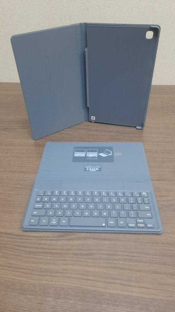 Samsung Book Cover Keyboard voor Tab A7 - Grijs, Computers en Software, Tablet-hoezen, 10 inch, Madefor@samsung.com, Nieuw, Bescherming voor- en achterkant