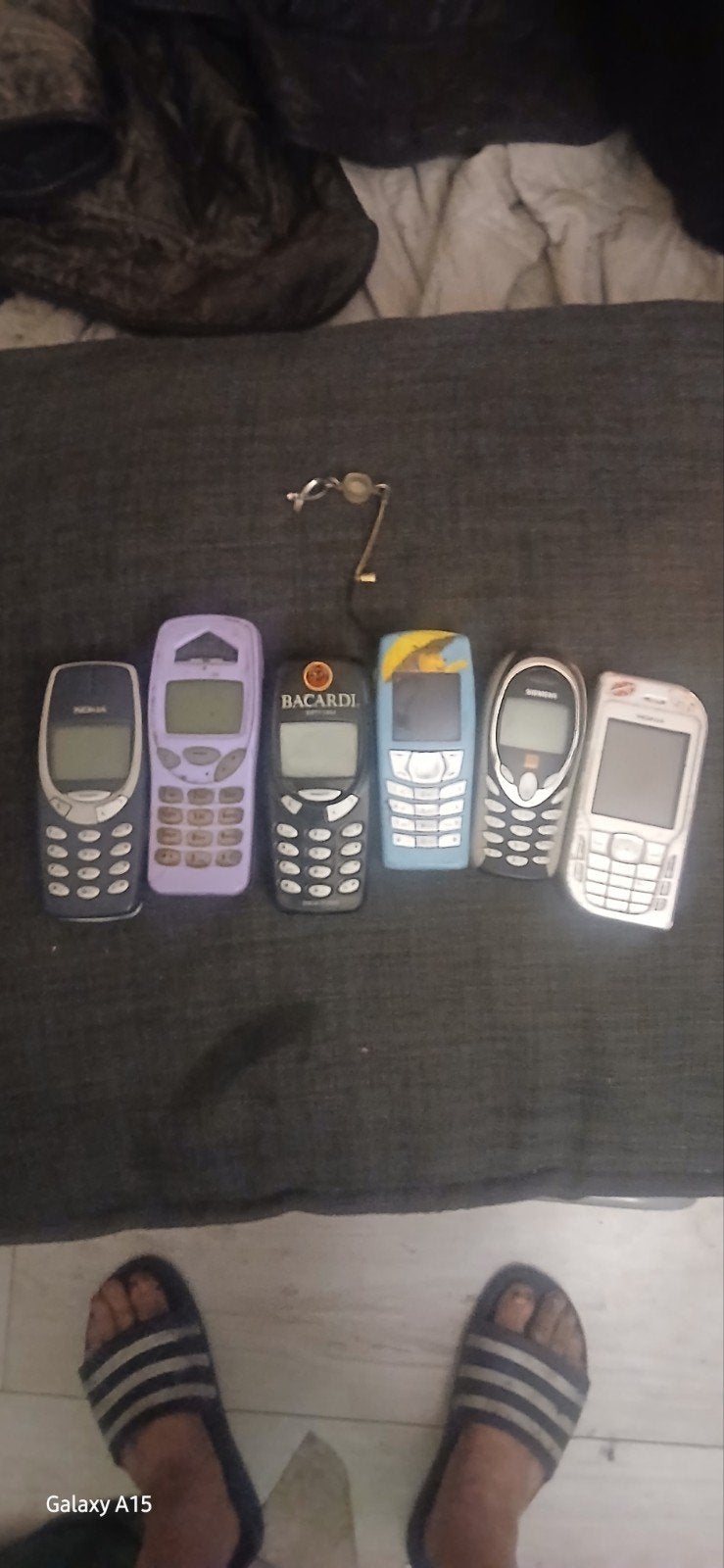 Vintage Telefoon's waaronder Nokia,Samsung enz(0610058437), Telecommunicatie, Ophalen, Gebruikt, Overige modellen, Blauw
