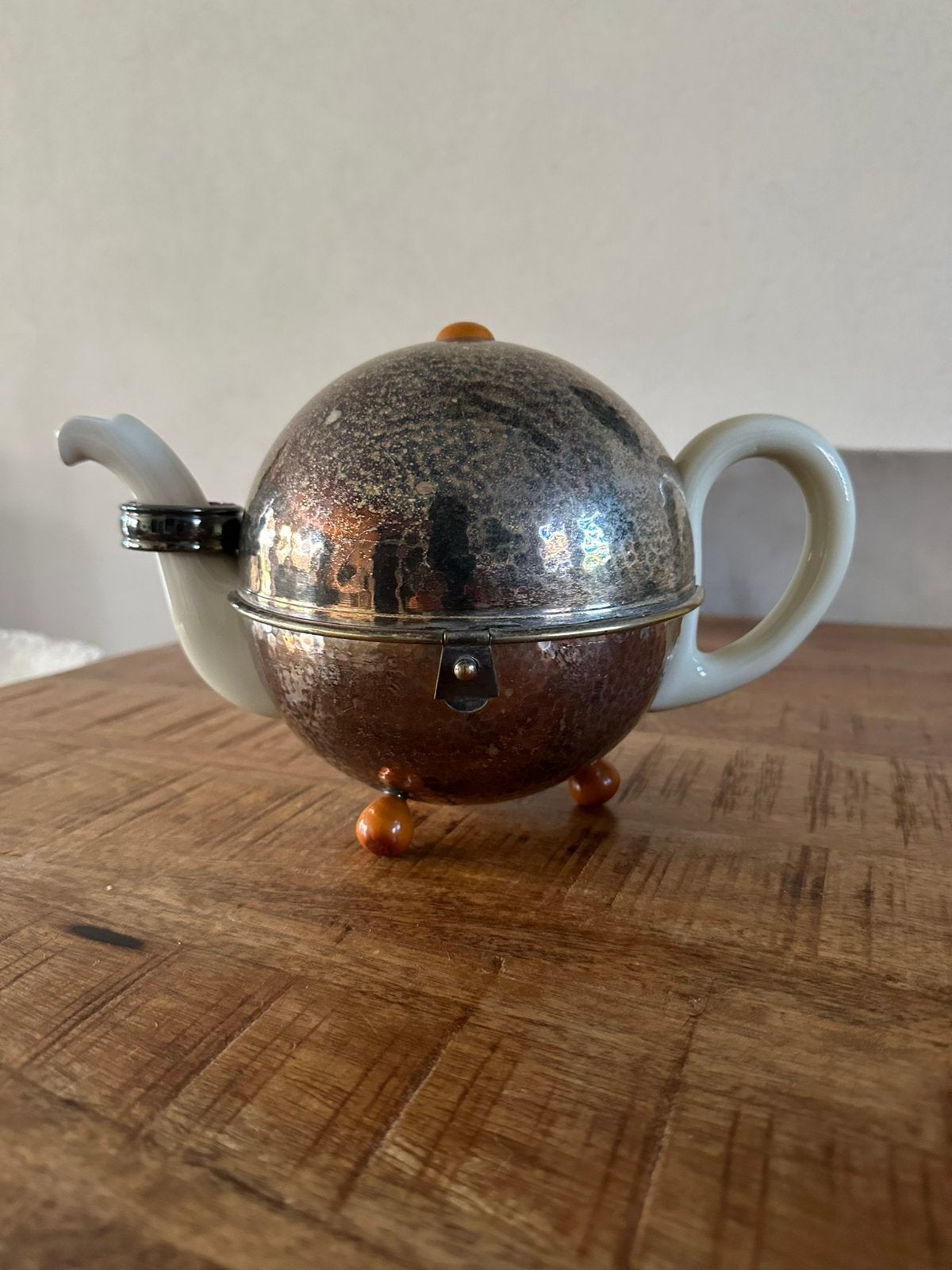Unieke WMF Art Deco Geïsoleerde Theepot – D.R.P. (Jaren 30), Antiek en Kunst, Ophalen