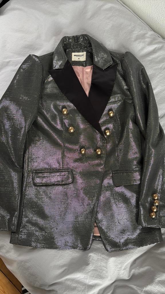 Wander.lust maat m blazer zilver, Kleding | Dames, Jasjes, Kostuums en Pakken, Maat 38/40 (M), Ophalen of Verzenden, Zo goed als nieuw