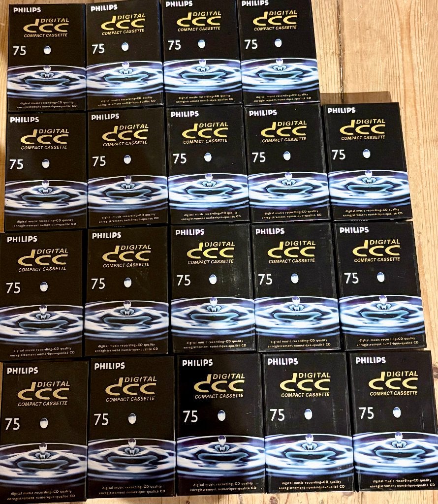19 Philips DCC Cassettes Nieuw in seal (gratis opgestuurd), Cd's en Dvd's, 2 t/m 25 bandjes, Overige genres, Ophalen of Verzenden