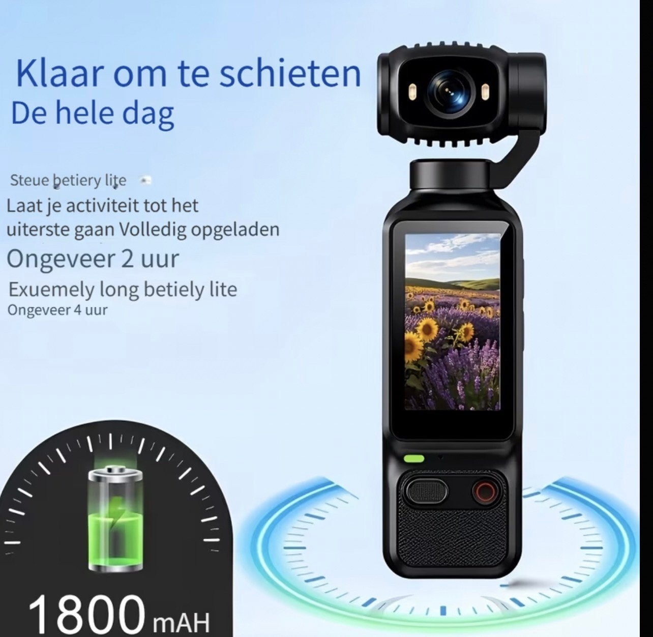 Foto 8 van Actiecamera osmo vlogcamera actie vlog camera 4k gopro canon