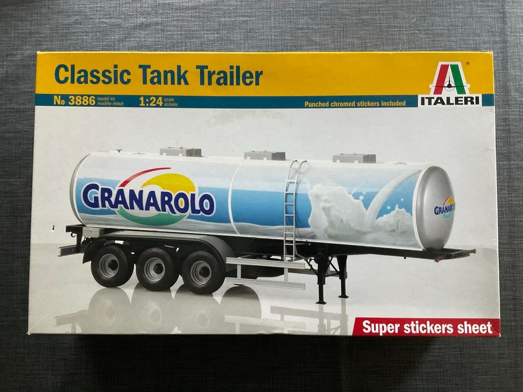 Italeri Classic Tank Trailer 1:24 - Modelbouw, Ophalen, Italeri, Groter dan 1:32, Nieuw