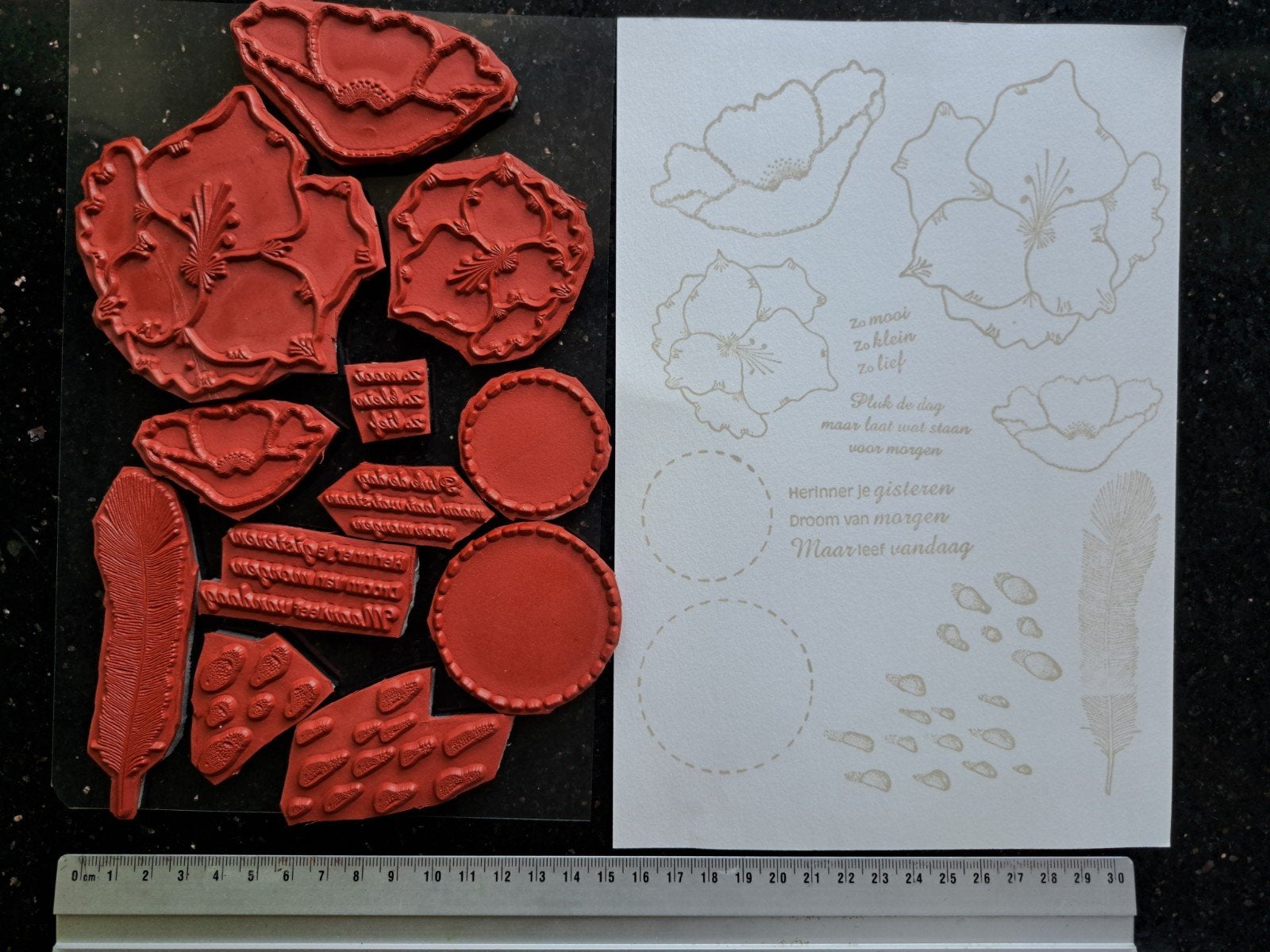 ART SPECIALLY RUBBER STEMPELS BLOEMEN ARTSPECIALLY KAART
Vri, Ophalen of Verzenden, Nieuw, EZ-mounted stempel
