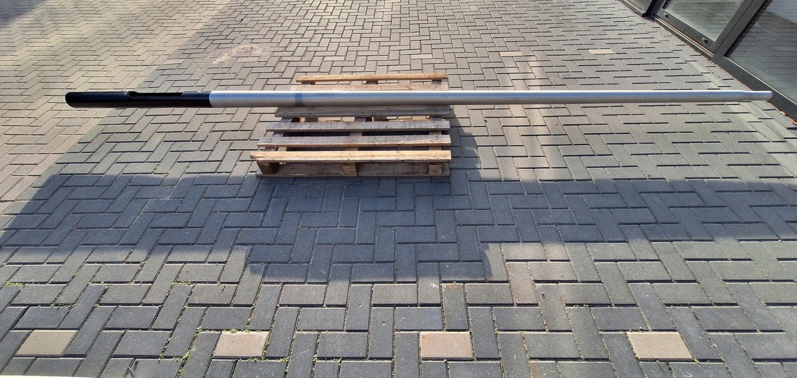 Mooie aluminium lantaarnpaal, Ophalen, Gebruikt, Aluminium, Overige typen