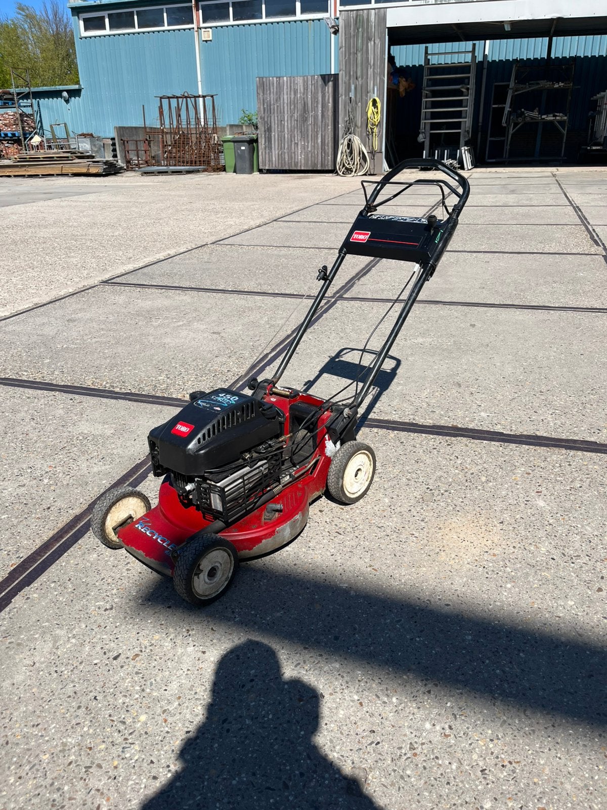 Toro+honda grasmaaieer, Ophalen, Cirkelmaaier, Gebruikt, Opvangbak